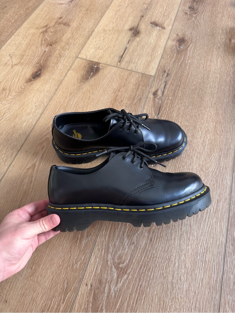 Dr. Martens 1461 Bex Black Leather Shoes – Men’s 8 / Women’s 9 / EU 41